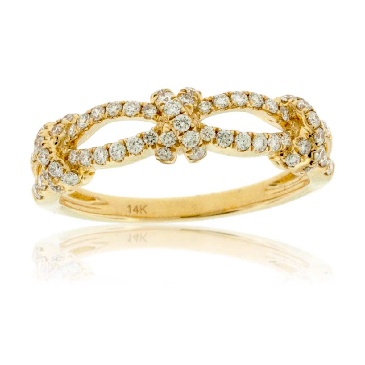 Yellow Gold Diamond Fashion Band - Park City Jewelers