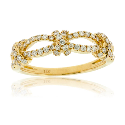 Yellow Gold Diamond Fashion Band - Park City Jewelers