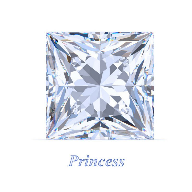 Princess Cut Moissanite - Park City Jewelers