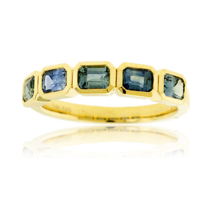 Montana Sapphire Bezel Ring