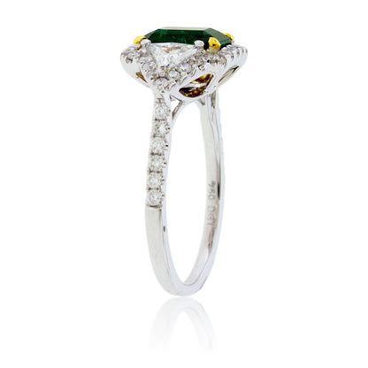 Emerald & Diamond Ring