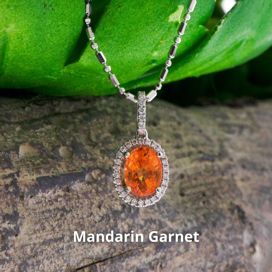 Mandarin Garnet Pendant