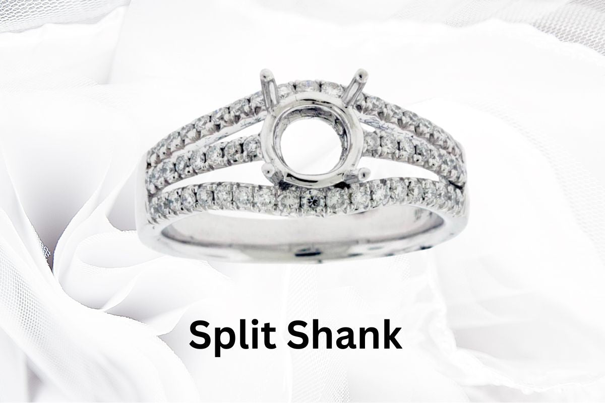 Split Shank setting from Park City Jewelers