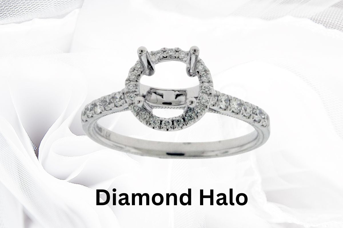 Diamond Halo Setting from Park City Jewelers