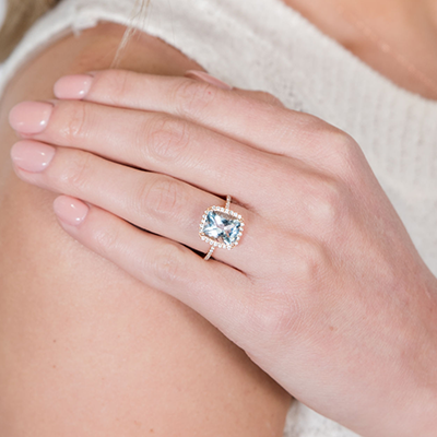 Park City Jewelers Aquamarine Ring