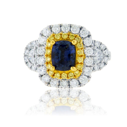 Sapphire & Diamond Ring