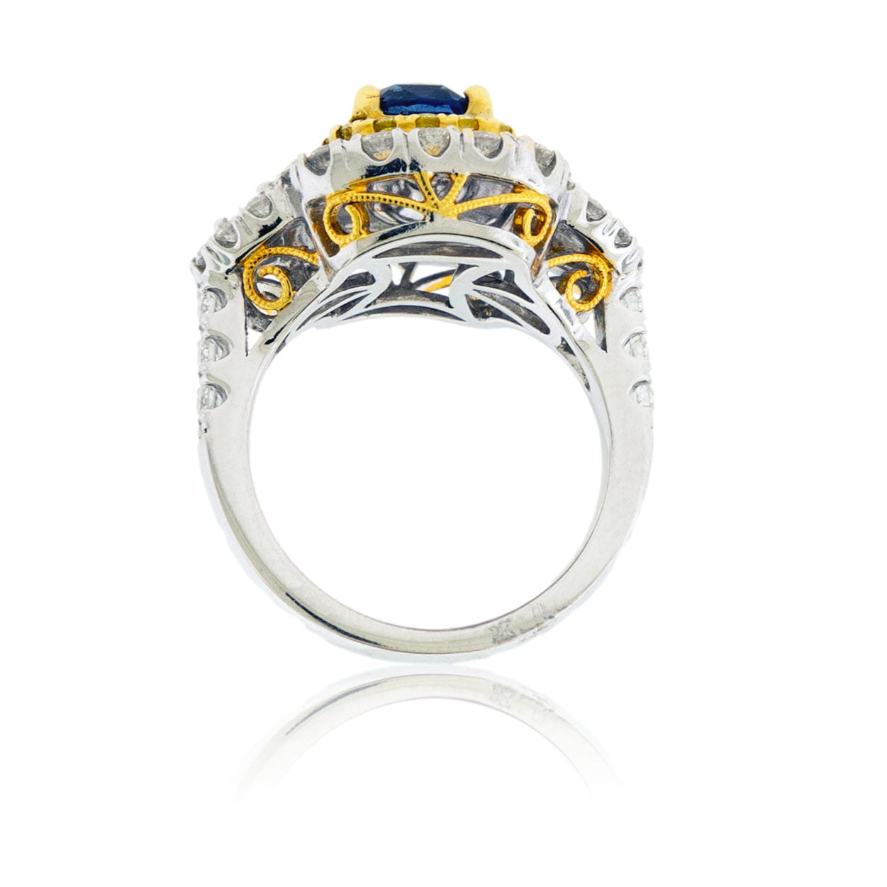 Sapphire & Diamond Ring
