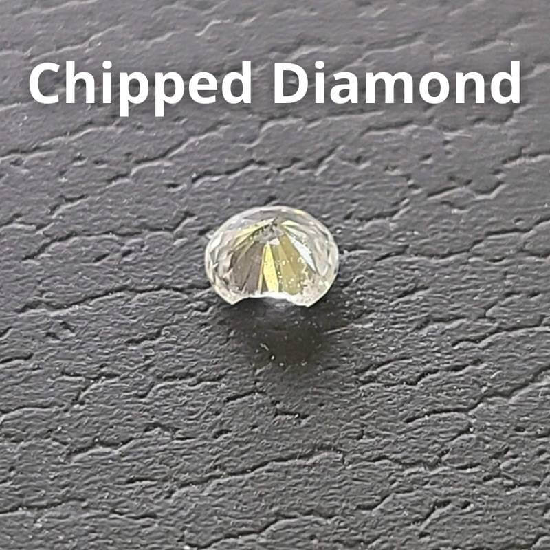 Chipped diamond