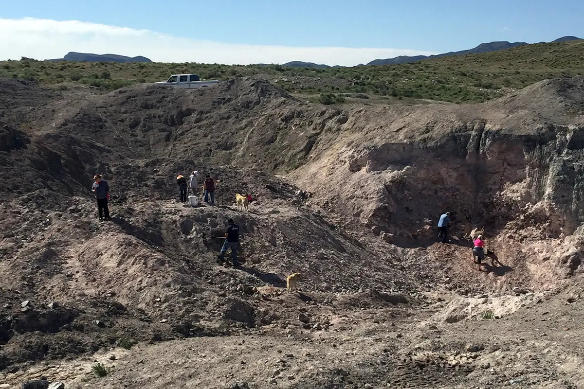 Dugway Geode Bed Dig Site