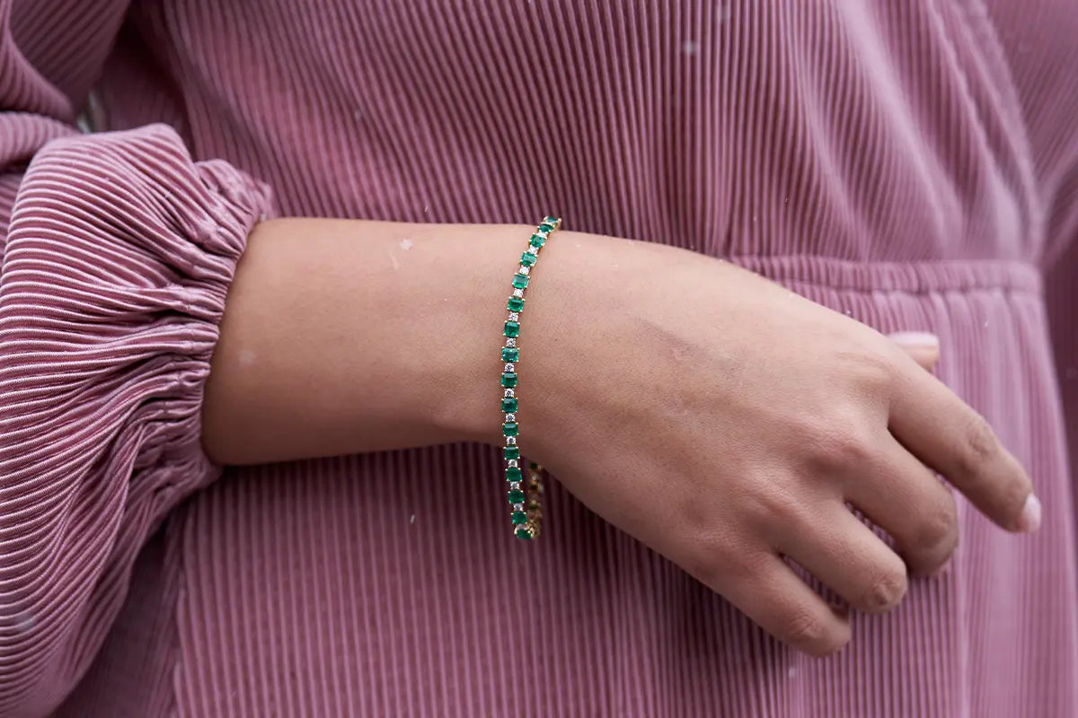 Emerald Tennis Bracelet from Park City Jewelers