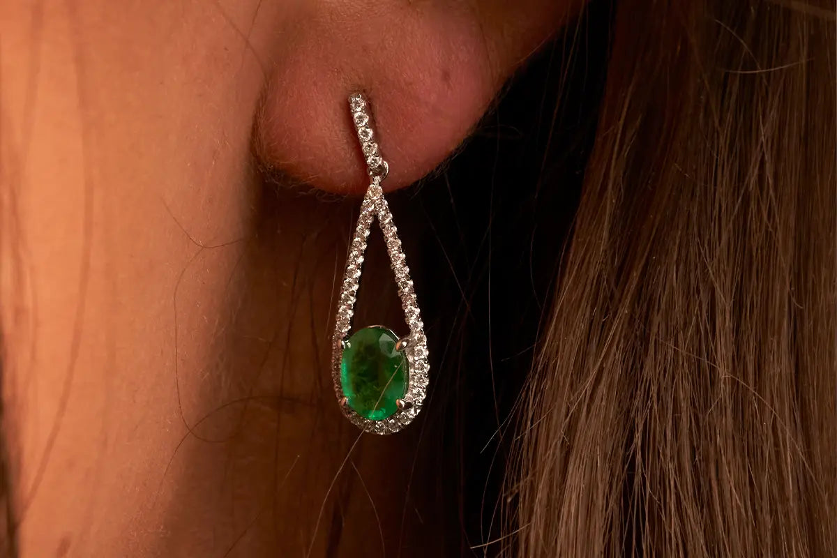 Emerald Earrings from Park City Jewelers