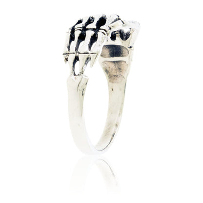 Sterling Silver Skeleton Hand Ring