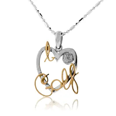 I Love Golf Pendant from Park City Jewelers