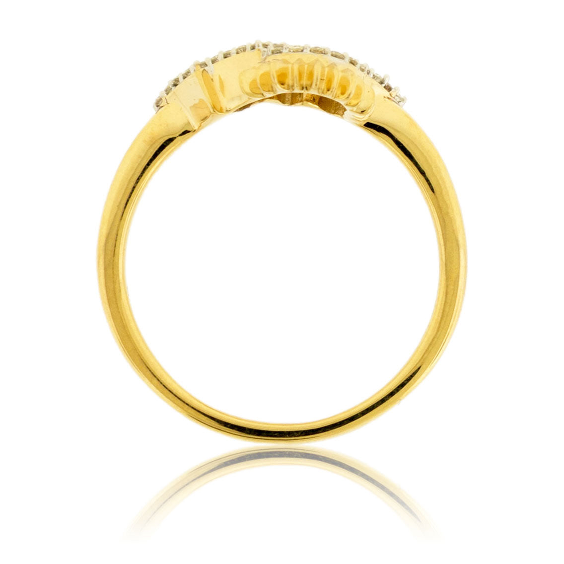 Diamond Sun Rising Mountain Ring