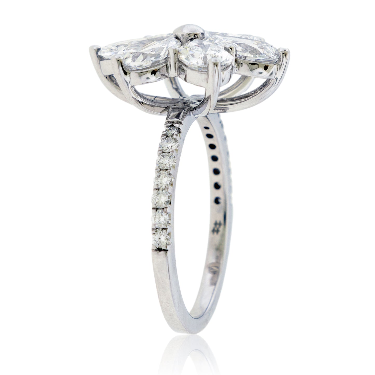 Lab Grown Diamond Snowflake Ring