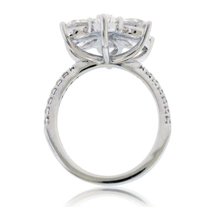 Lab Grown Diamond Snowflake Ring