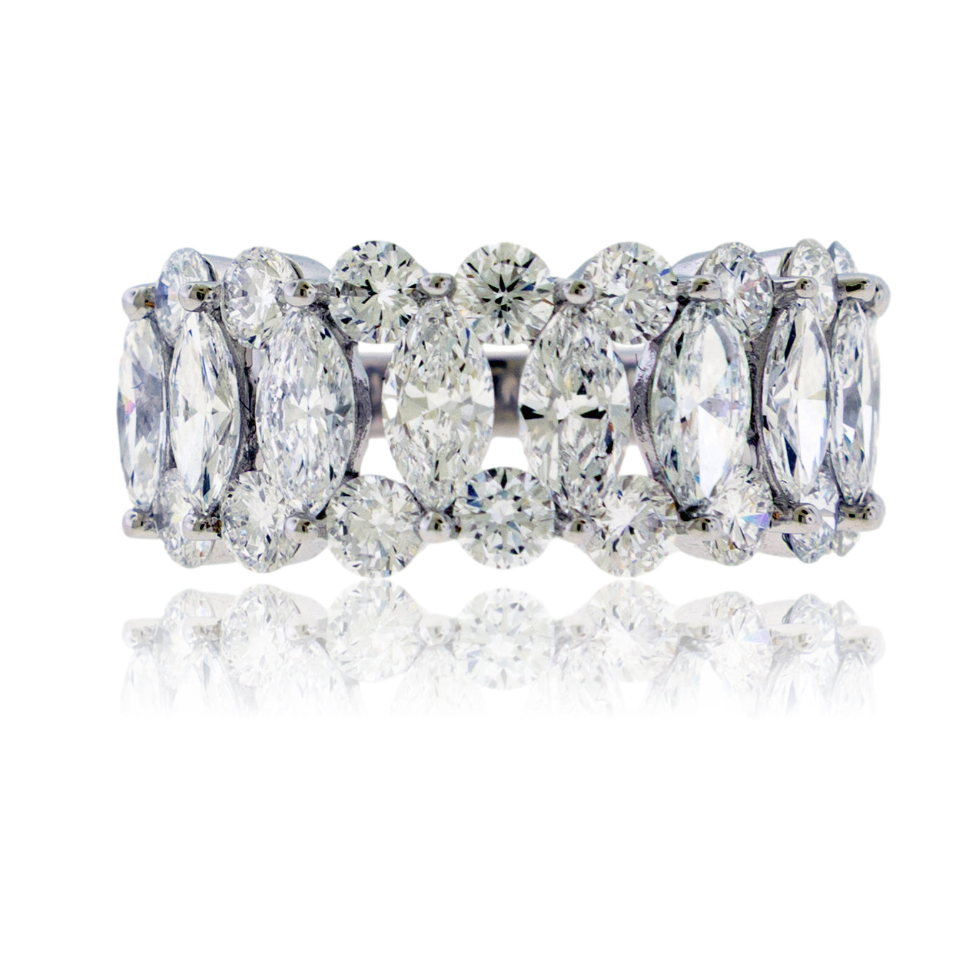 Marquise & Round Lab Grown Diamond Ring