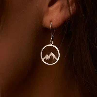 Sterling Silver Mountain Earrings from Park City Jewelers