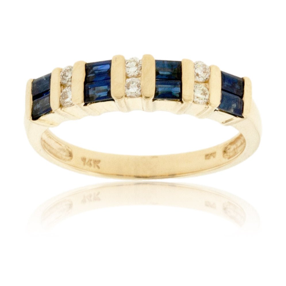 Alternating Sapphire & Diamond Ring - Park City Jewelers