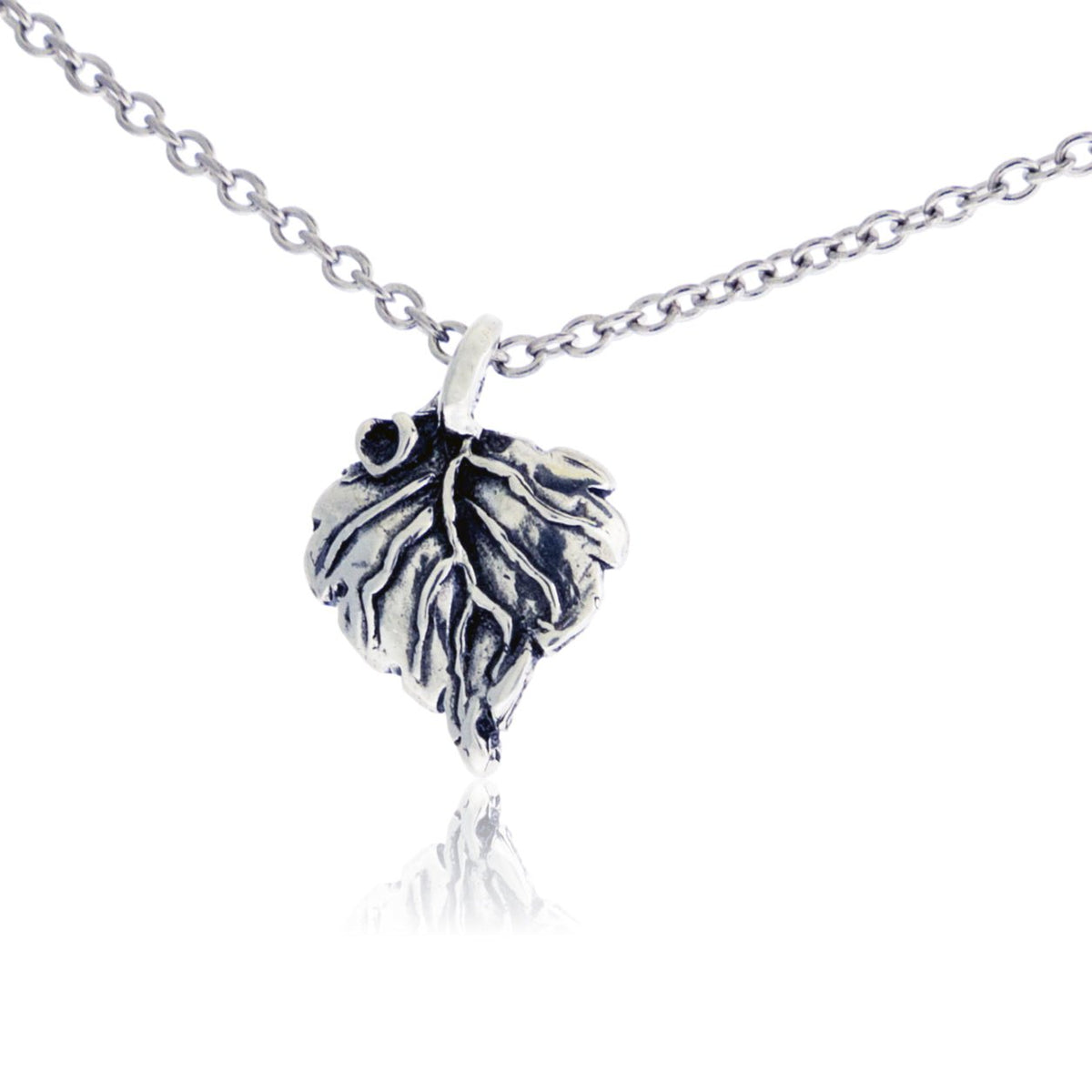 Aspen Falling Leaf Charm - Park City Jewelers