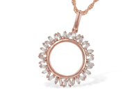 Baguette Diamond Circle Style Necklace - Park City Jewelers