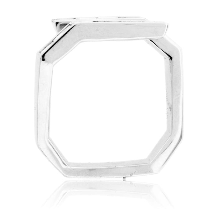 Baguette Diamond Open Center Ring - Park City Jewelers