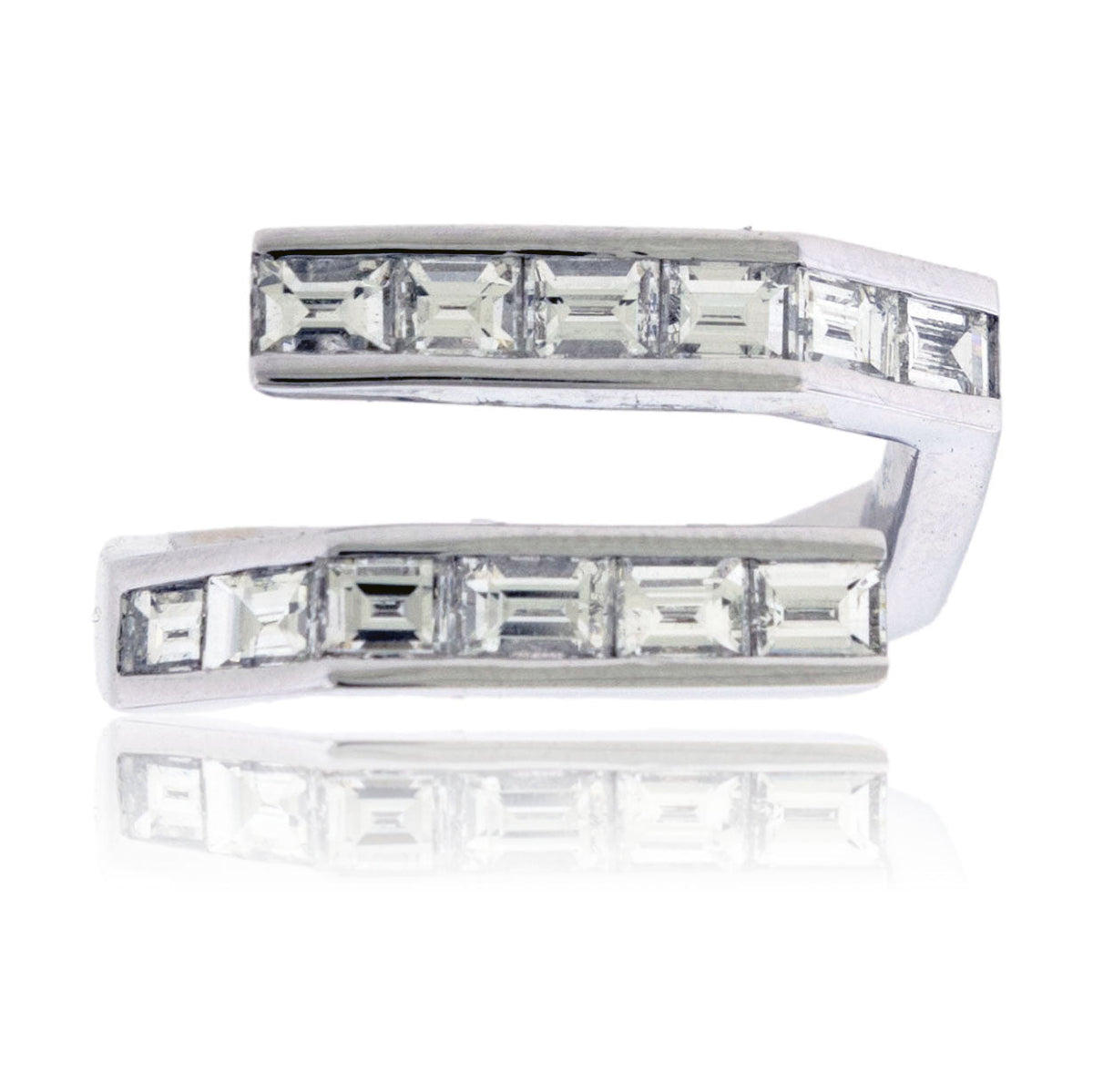 Baguette Diamond Open Center Ring - Park City Jewelers