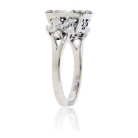 Baguette & Round Diamond Cluster Style Ring - Park City Jewelers