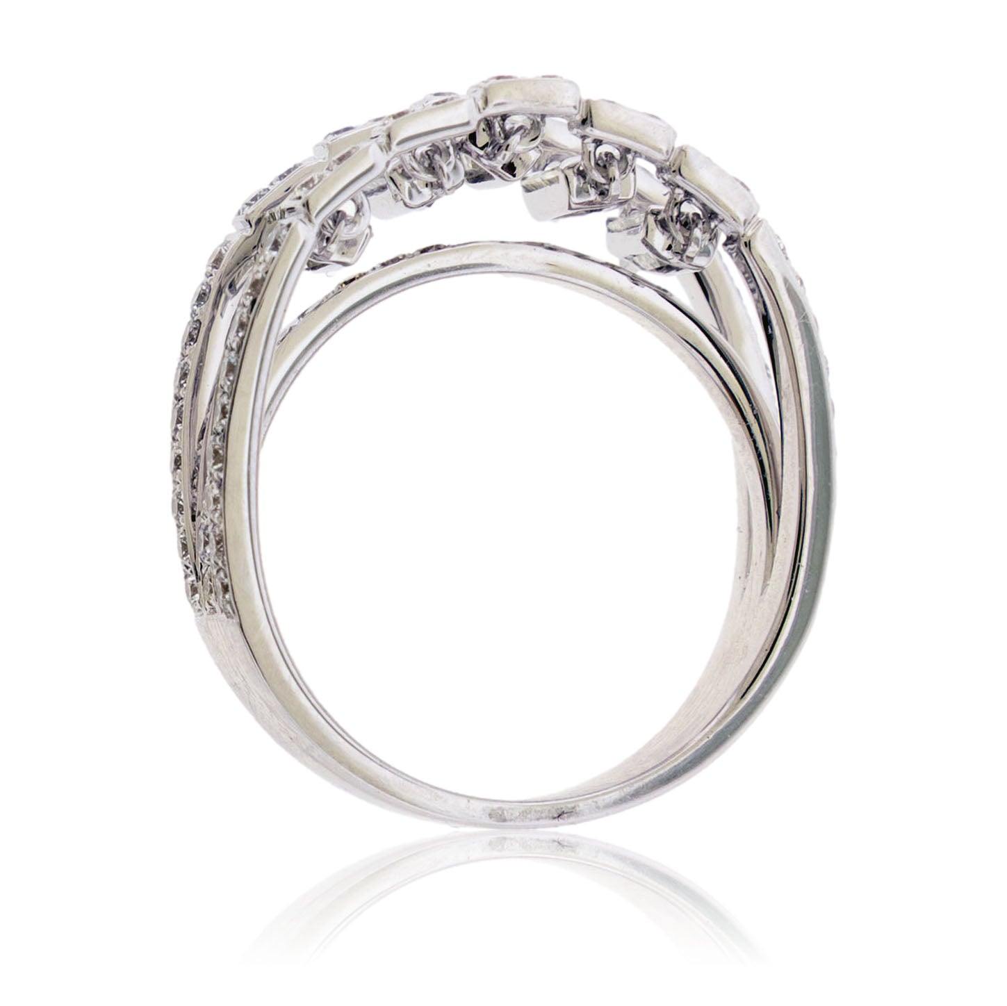Dancing Baguette Diamond Center Ring - Park City Jewelers
