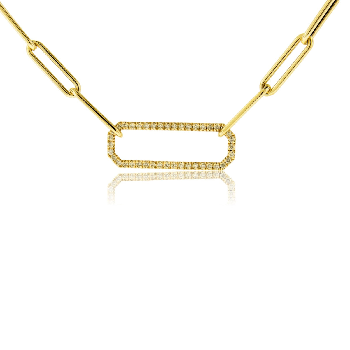 Diamond 2 Ways Two Toned Gold Pendant - Park City Jewelers
