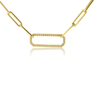 Diamond 2 Ways Two Toned Gold Pendant - Park City Jewelers
