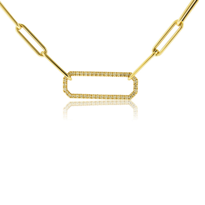 Diamond 2 Ways Two Toned Gold Pendant - Park City Jewelers