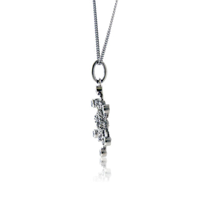 Diamond Bezel Snowflake Pendant - Park City Jewelers
