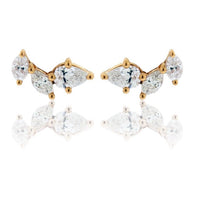 Diamond Climber Style Stud Earrings - Park City Jewelers