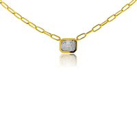 Diamond Cluster Bezel Necklace - Park City Jewelers