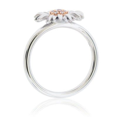 Diamond Cluster Center Flower Ring - Park City Jewelers