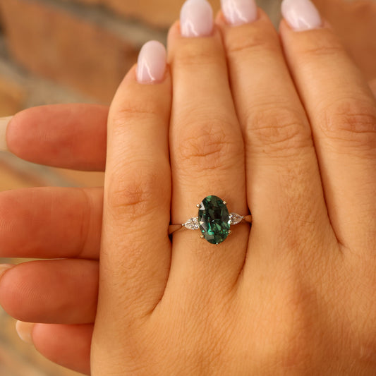 Diamond & Color Change Alexandrite Ring - Park City Jewelers