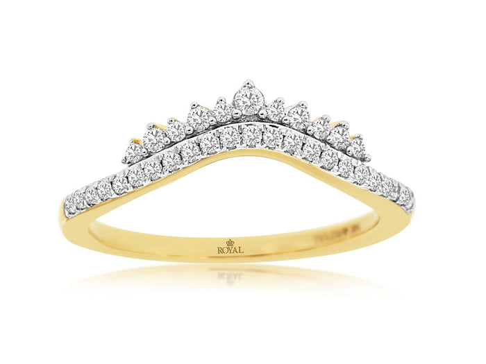 Diamond Contour Tracer Style Ring - Park City Jewelers