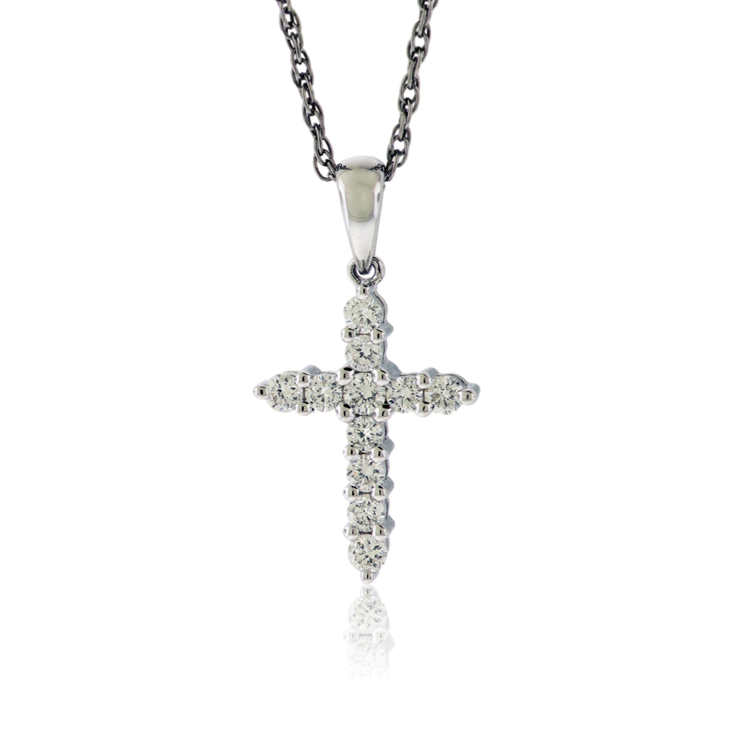 Diamond Cross Pendant - Park City Jewelers