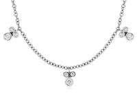 Diamond Drop Bezel Style Chain Necklace - Park City Jewelers