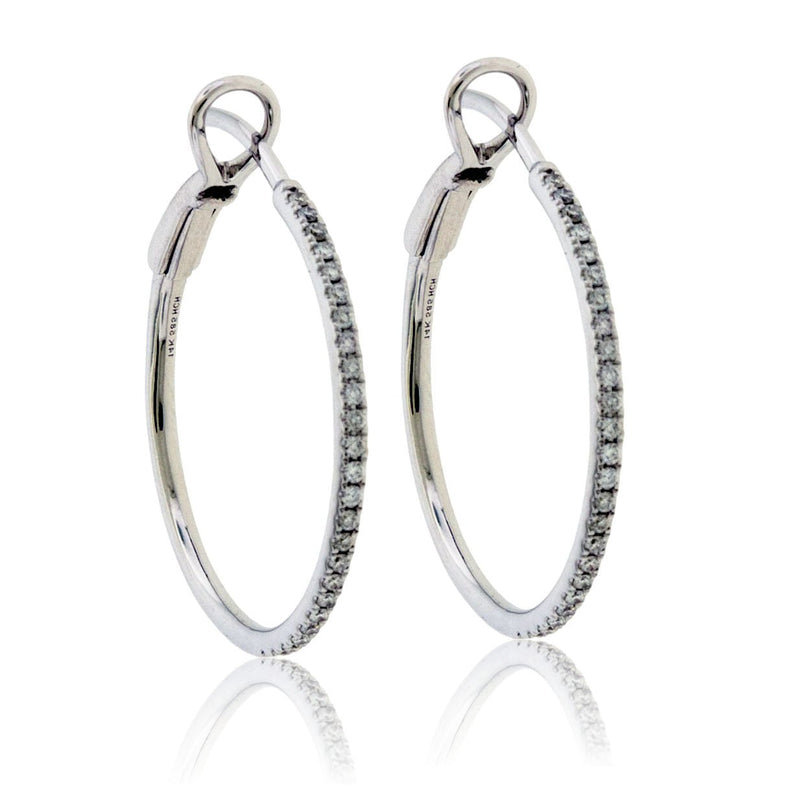 Diamond Hoop Earrings - Park City Jewelers