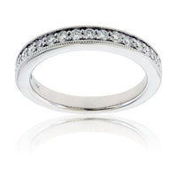 Diamond Milgrain .40ctw Style Stacking Band - Park City Jewelers