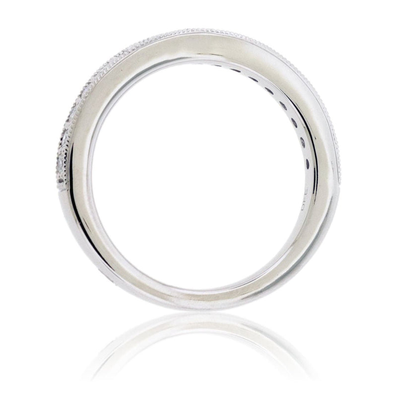 Diamond Milgrain .40ctw Style Stacking Band - Park City Jewelers