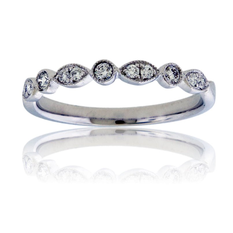 Diamond Milgrain Band - Park City Jewelers