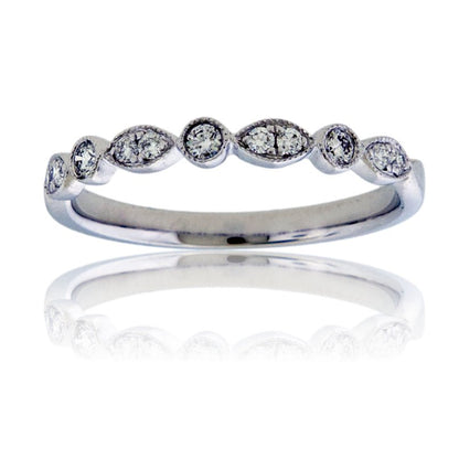 Diamond Milgrain Band - Park City Jewelers