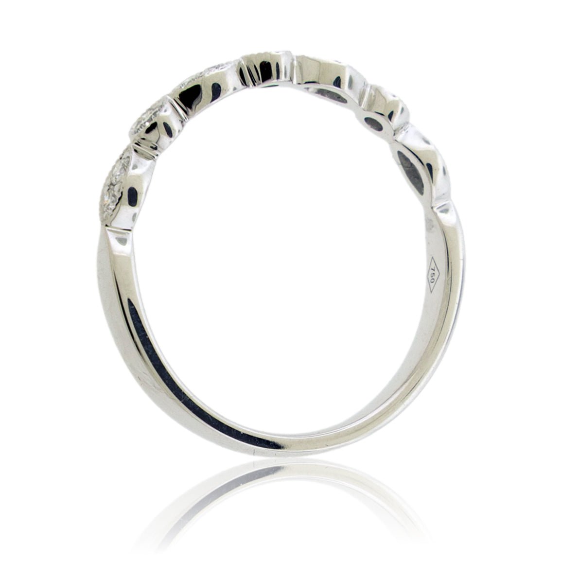 Diamond Milgrain Band - Park City Jewelers