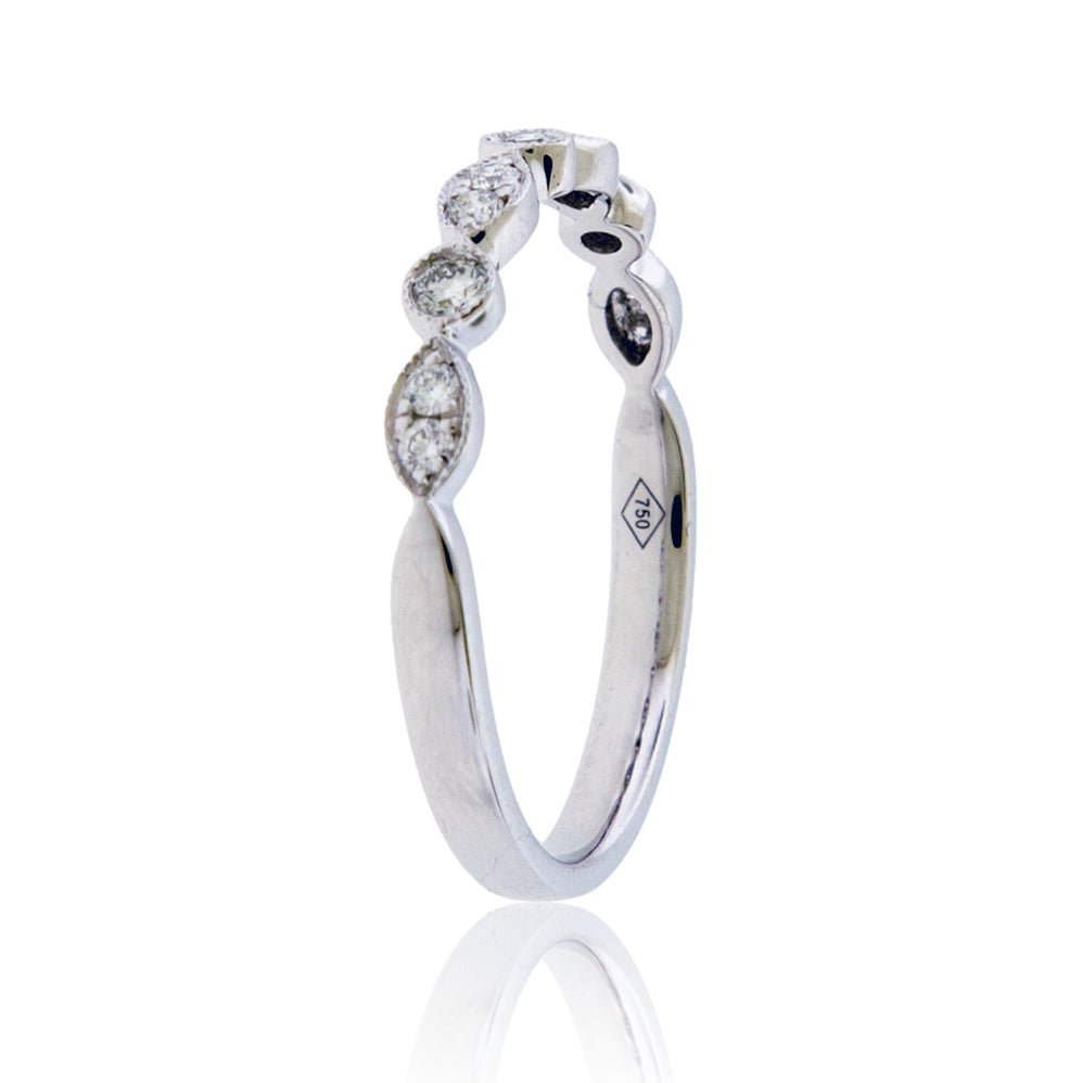 Diamond Milgrain Band - Park City Jewelers