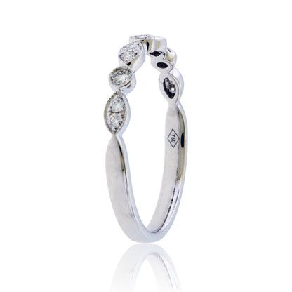 Diamond Milgrain Band - Park City Jewelers