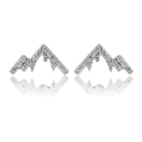 Diamond Mountain Silhouette Stud Earrings - Park City Jewelers