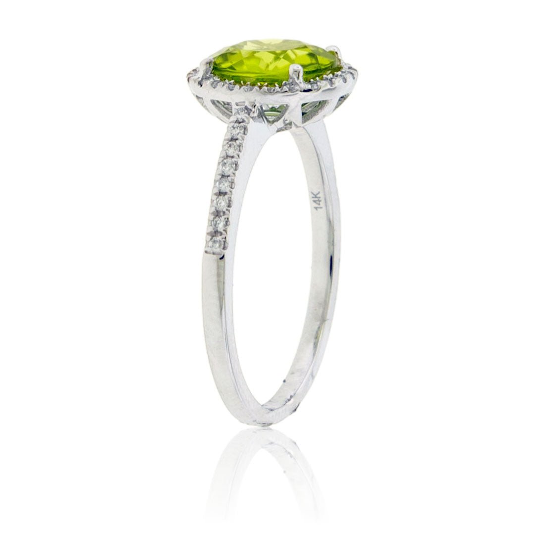 Diamond & Peridot Ring - Park City Jewelers